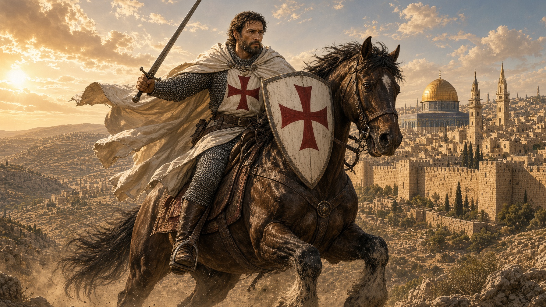 Hugues de Payens : l'homme qui fonda l'Ordre du Temple