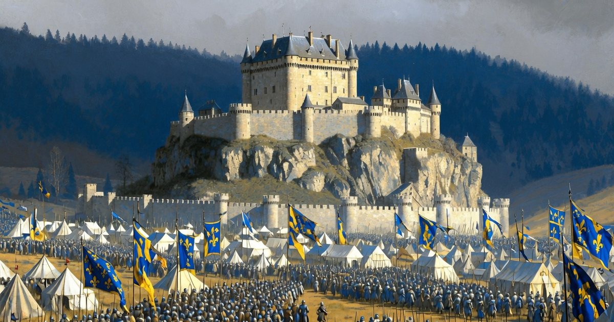 1115: l'esercito regio di Luigi VI il Grosso si accampa davanti a una fortezza di Tommaso. Crécy cadrà a ferro e fuoco, e dopo di essa Nouvion